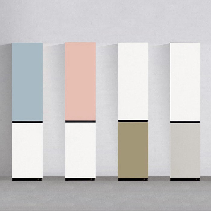 퍼스웰 속깊은광폭 냉장고틈새장 주방수납장.400 투도어(HA_084) 