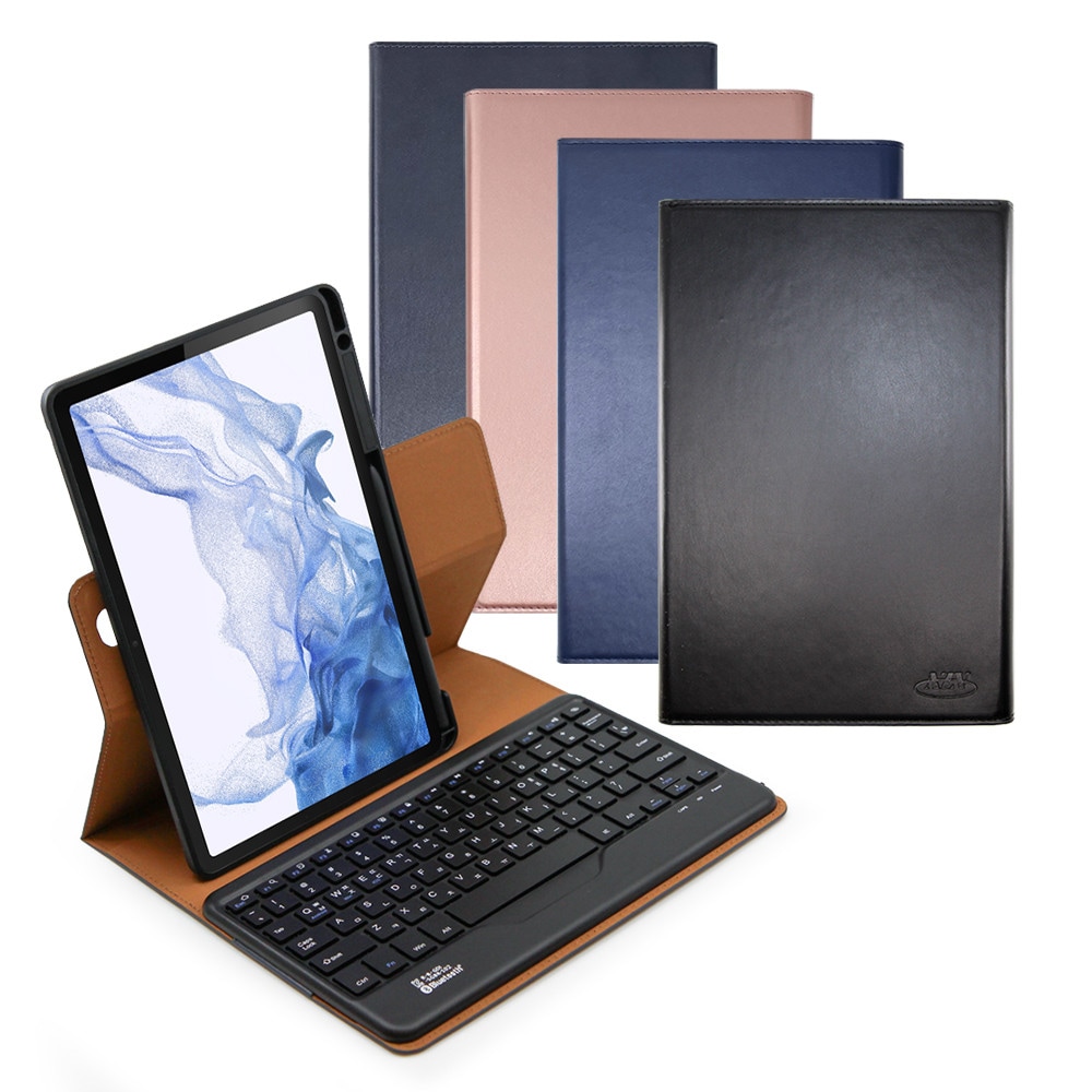 AZV 삼성 갤럭시탭 S8+ S7+ FE 공용 AZA 키보드 S펜수납 케이스 (키보드-기본)