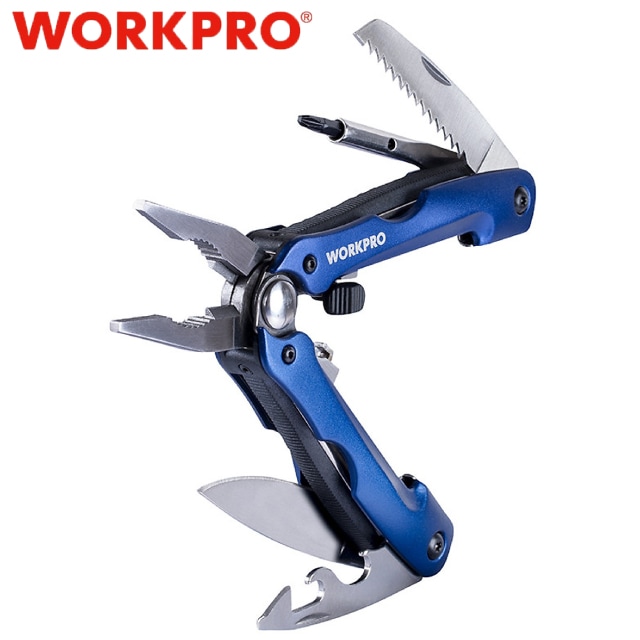 워크프로 10in1 올인원멀티툴블루 맥가이버칼 W014005 럭셔리에디션 밀리터리 칼