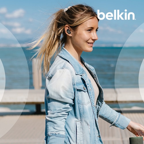 벨킨 사운드폼 플레이 블루투스 무선 이어폰 TWS AUC005