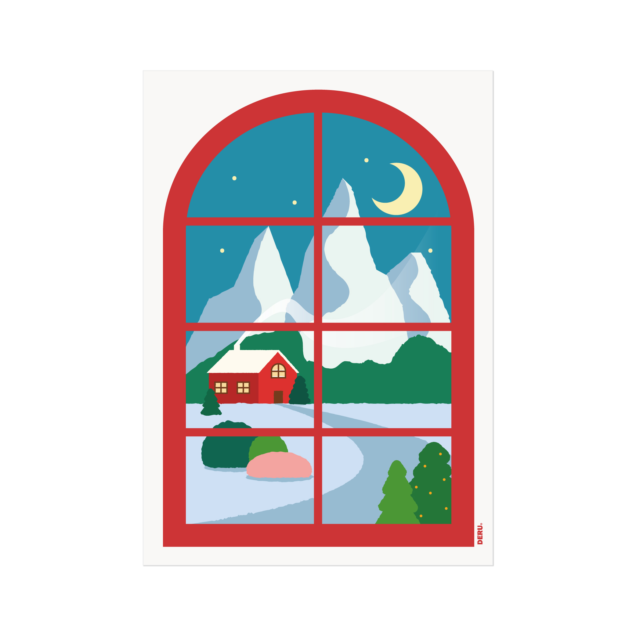 스튜디오데루 City Project_Interlaken_holiday Window poster