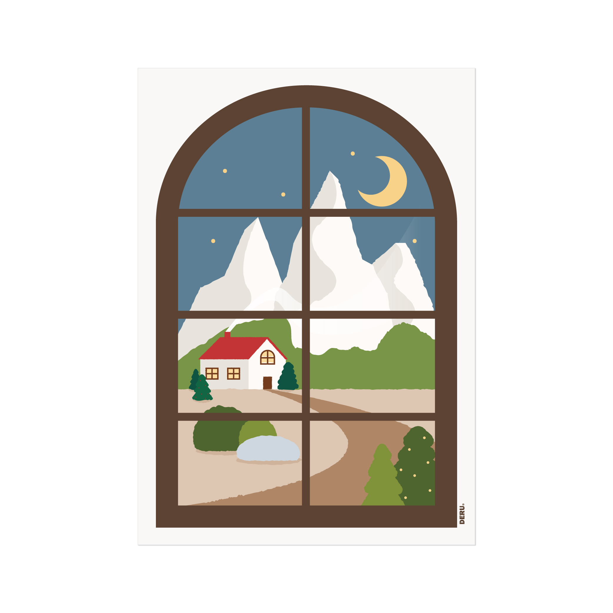 스튜디오데루 City Project_Interlaken_Cozy Window poster