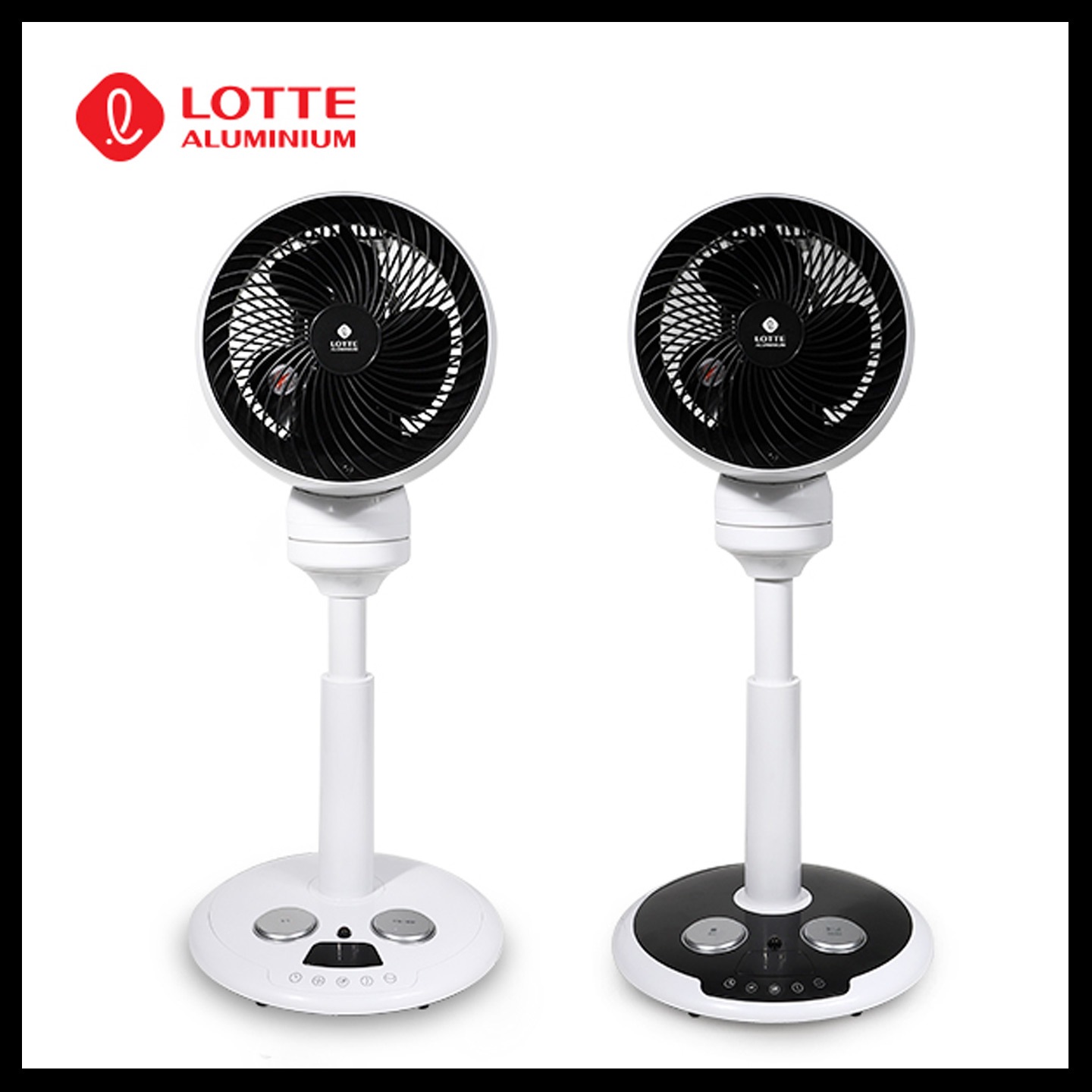 롯데알미늄 긴급공수 롯데 저소음 프리미엄 3D 서큘레이터 선풍기(발터치)