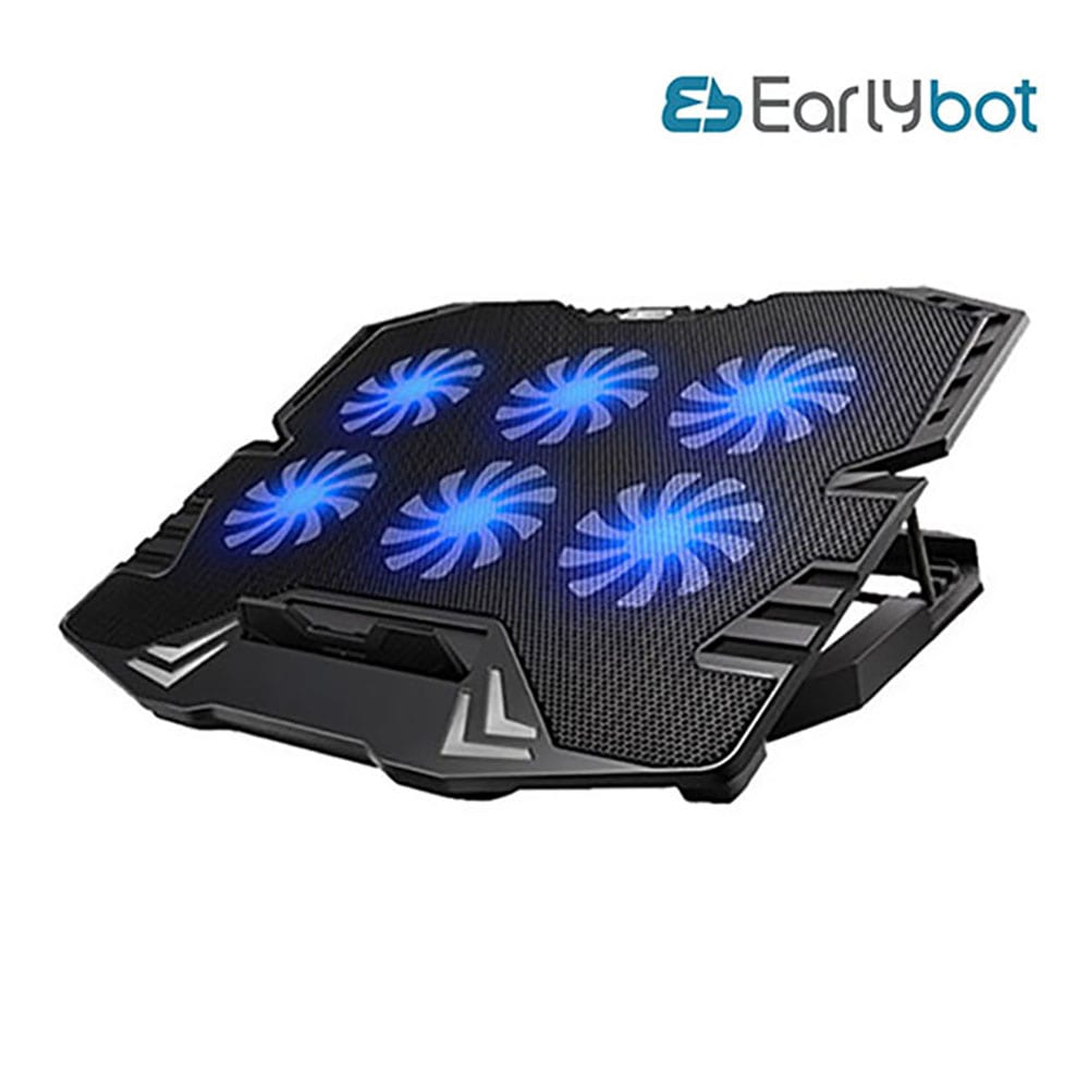 얼리봇 태풍 K8 게이밍 노트북 쿨러 각도조절 맥북 PC 쿨링패드 거치대 받침대 스탠드