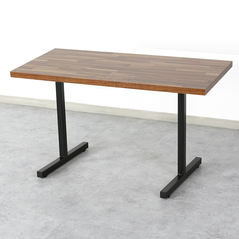 오디엔즈 FT12050 블랙쌍다리 좁고긴 책상겸테이블 W1200 x D500