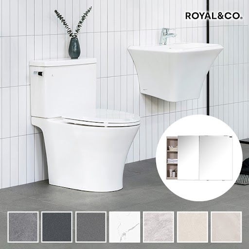 [신상품]로얄앤컴퍼니 욕실 퀵시공 1/2PACK 이분의일팩 (타일시공+무료실측+철거)