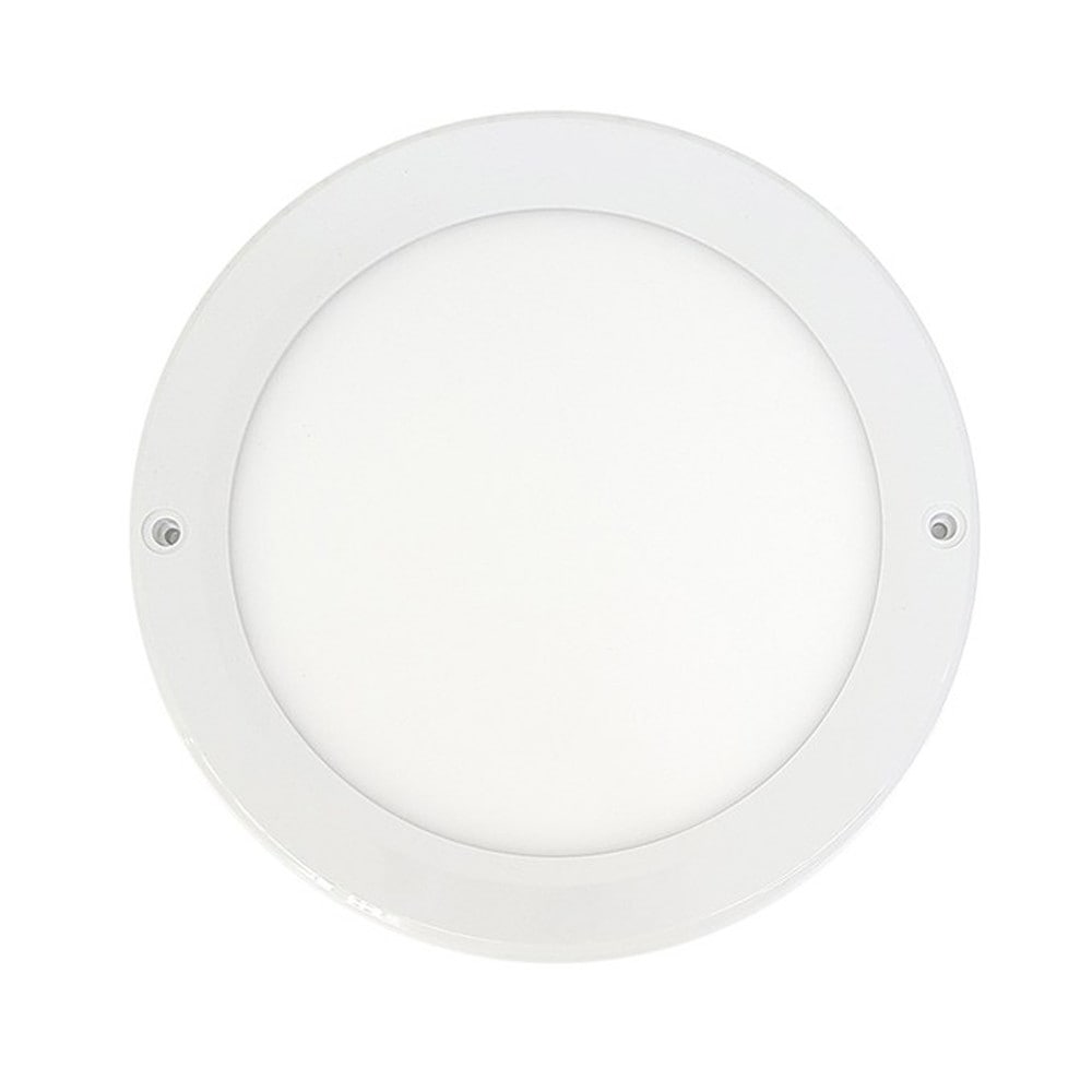 장수램프 8인치 LED 엣지 원형 직부등 20W 현관 복도 조명 
