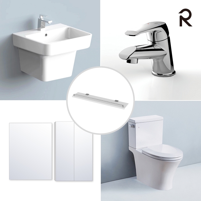 [신상품]로얄앤컴퍼니 욕실 퀵부분시공 세미E 시공+무료철거 / PTP131