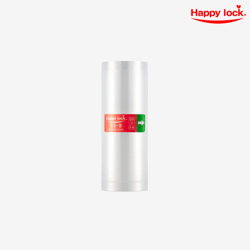 해피락 롤타입 진공포장지 수비드 밀키트포장 타사 전기종 호환 소형 15cmx3m 1롤