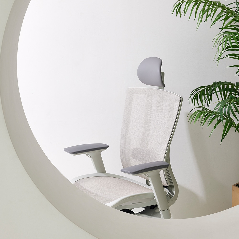 듀오백 브라보 BR-200MW 메쉬 사무용 컴퓨터 책상 의자 