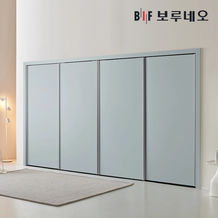 보루네오 하우스 파스텔 슬라이딩 붙박이장 30cm 