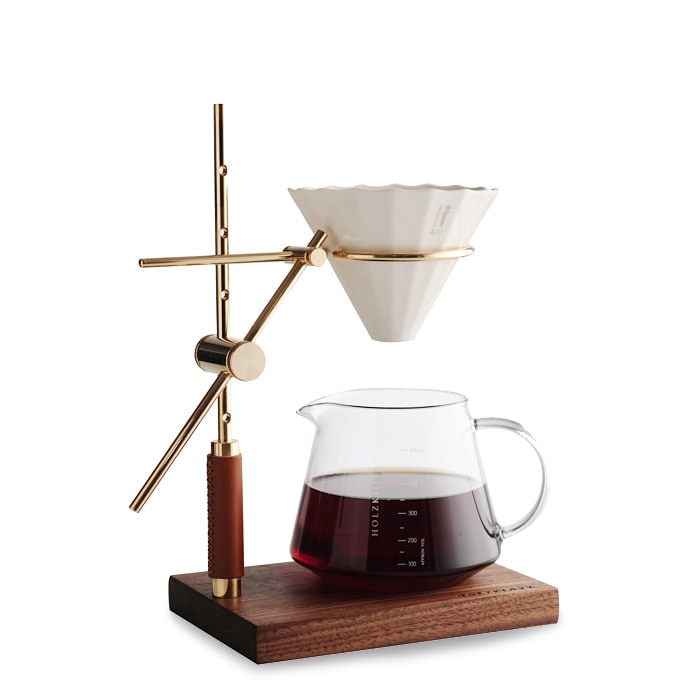홀츠클로츠 커피드립스탠드 S골드(1~2cups) 핸드드립세트 커피추출기