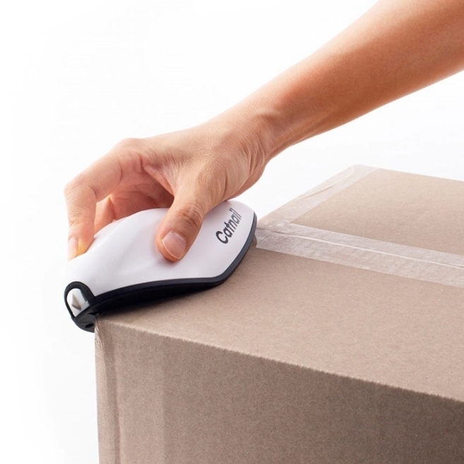 [오늘출발][신상품]THE살림앤코 세상에 없던 안전 언방식 택배 박스 칼 / 교체용 칼날 2개+손목 스트랩 증정