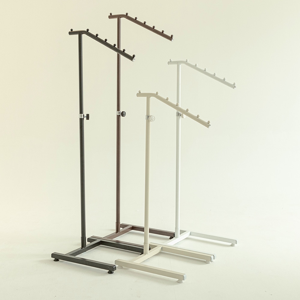 [신상품] 샵앤몰 오블릭 H발 코끼리행거 철제 ㄱ자행거 4가지 색상