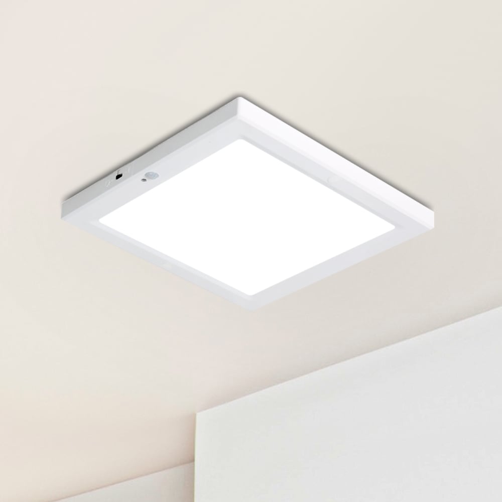 장수램프 LED 엣지 센서등 사각 20W 현관 조명 전등 