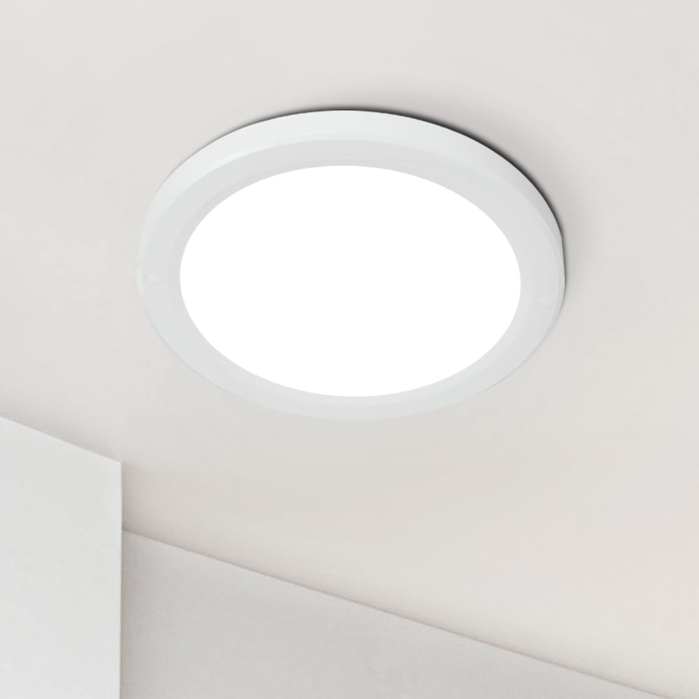 장수램프 LED 엣지 직부등 원형 20W 베란다 베란다 조명 전등 