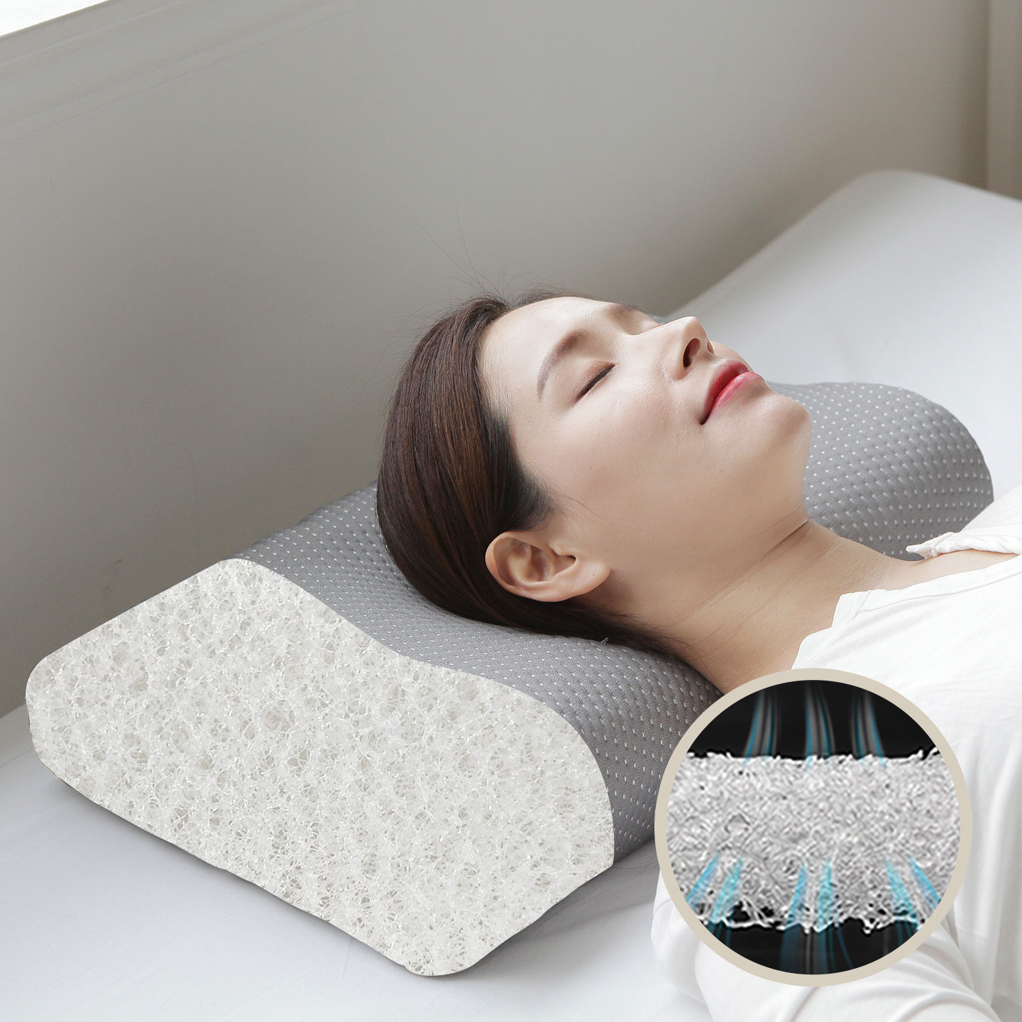 리브맘 에어텍스 경추베개 2set 