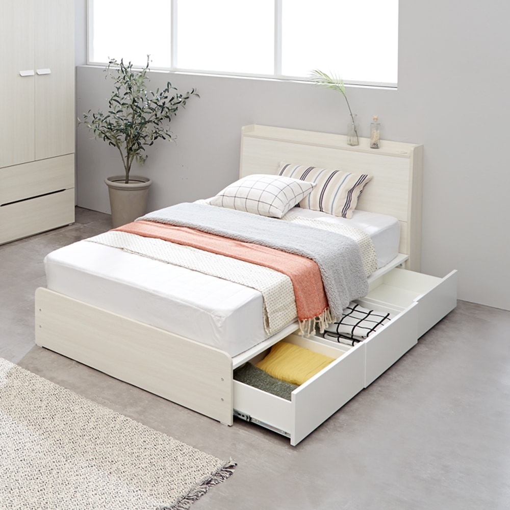 원마인드 신학기 스터디 서랍형 수납침대 프레임 SS