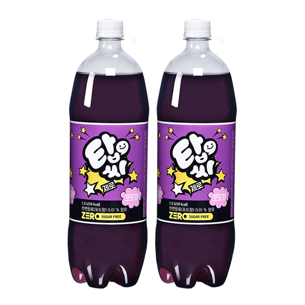 일화 탑씨 제로 포도 1.5L12펫