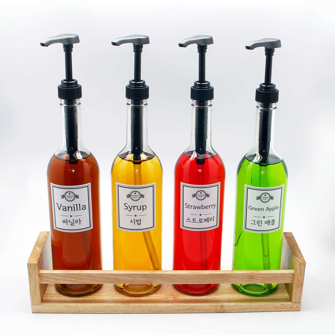 Bandal 펌프유리병 750ml 투명