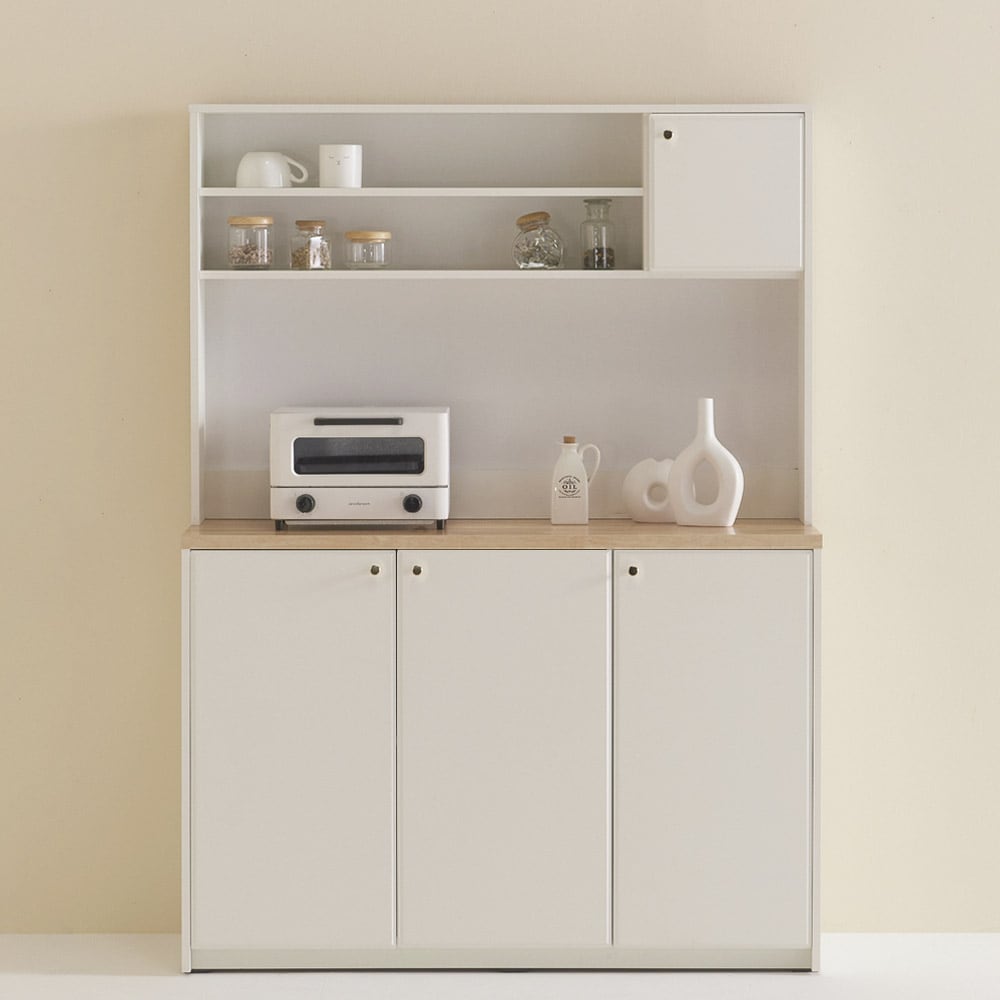 [신상품] 스칸디무드 쿠스토 1200 주방수납장 상부장세트