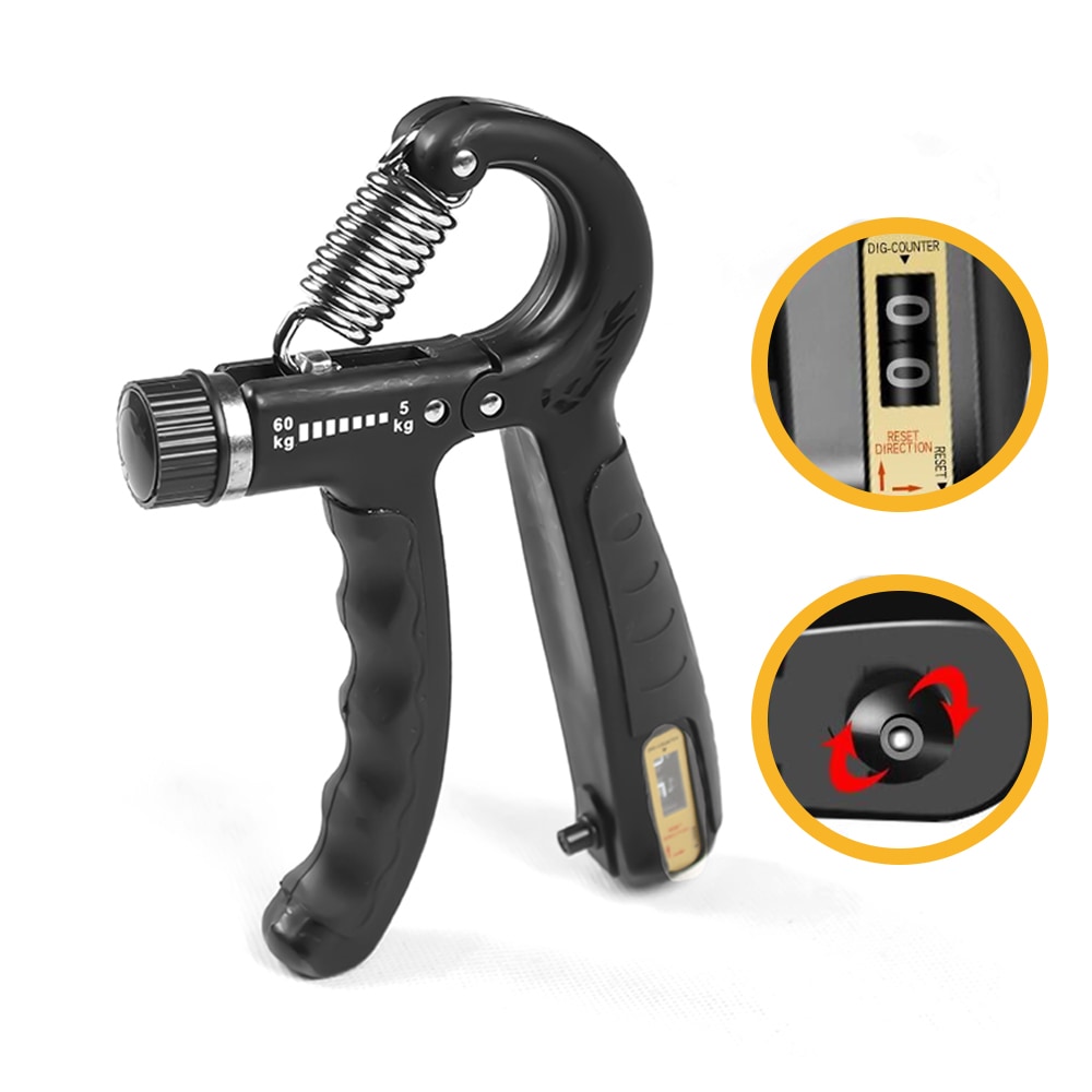 웰럽 21만개판매돌파_프리미엄 카운터 악력기 5kg-60kg 강도조절 경찰 소방