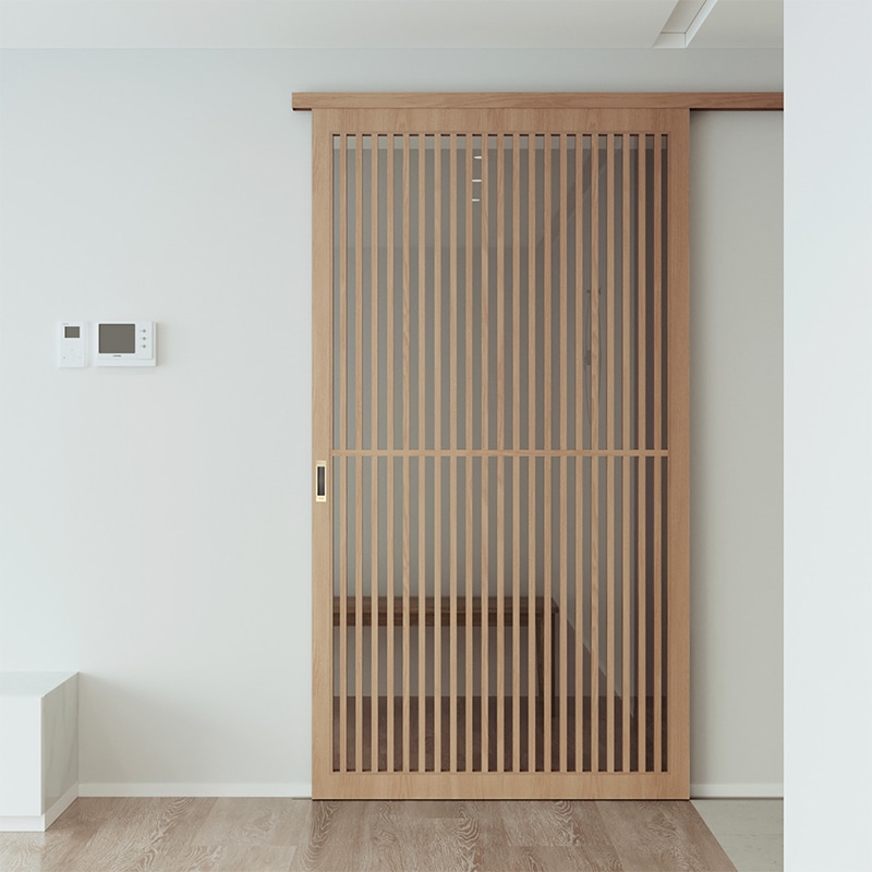 리바트 집테리어 G600 원슬라이딩 간살 중문 