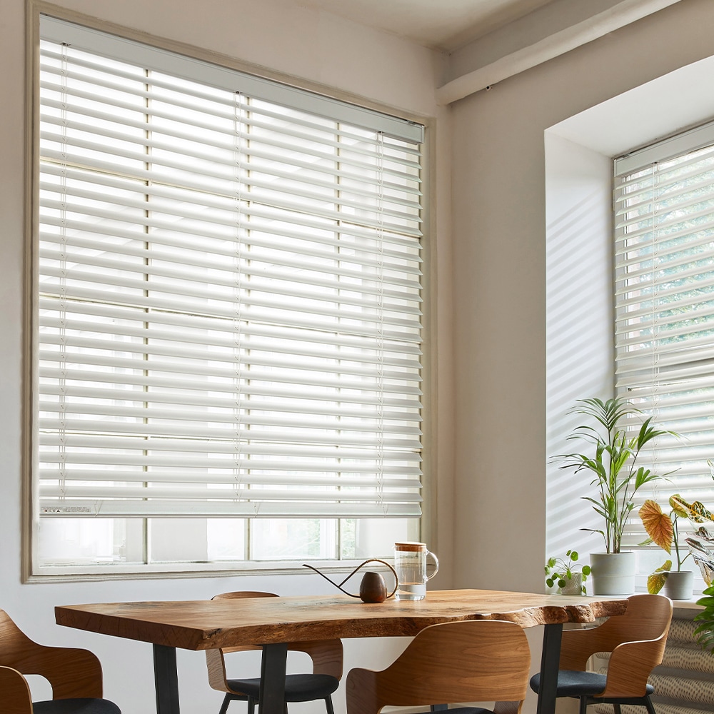 아라크네 맞춤 원목 오동나무 우드블라인드 무타공 