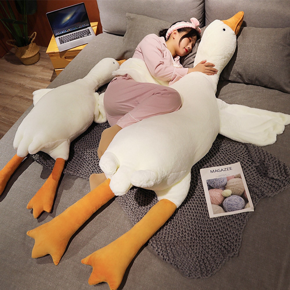 [오늘출발][신상품]청년토이 대형 거위 바디필로우 롱쿠션 베개(50cm,90cm,130cm,160cm)