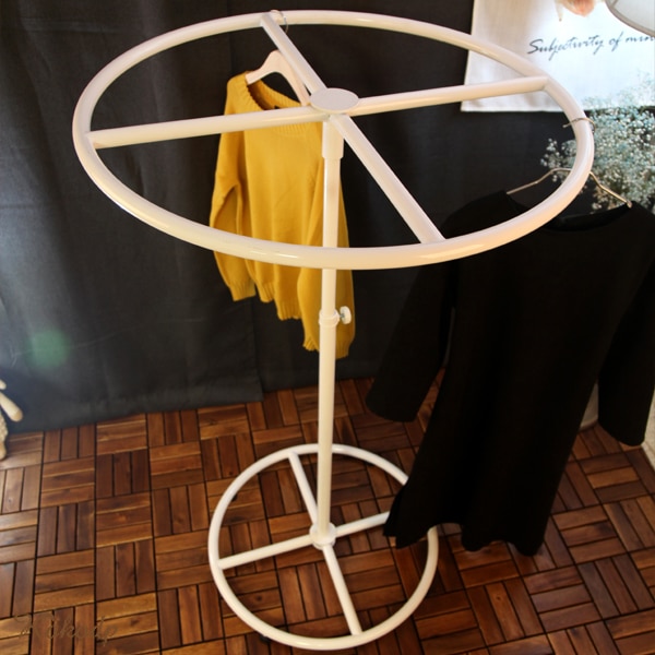 [신상품]코코디피 국산 랄랄라 옷가게 원형 회전 행거 옷걸이 용접형 주문제작 철제 파이프 튼튼한