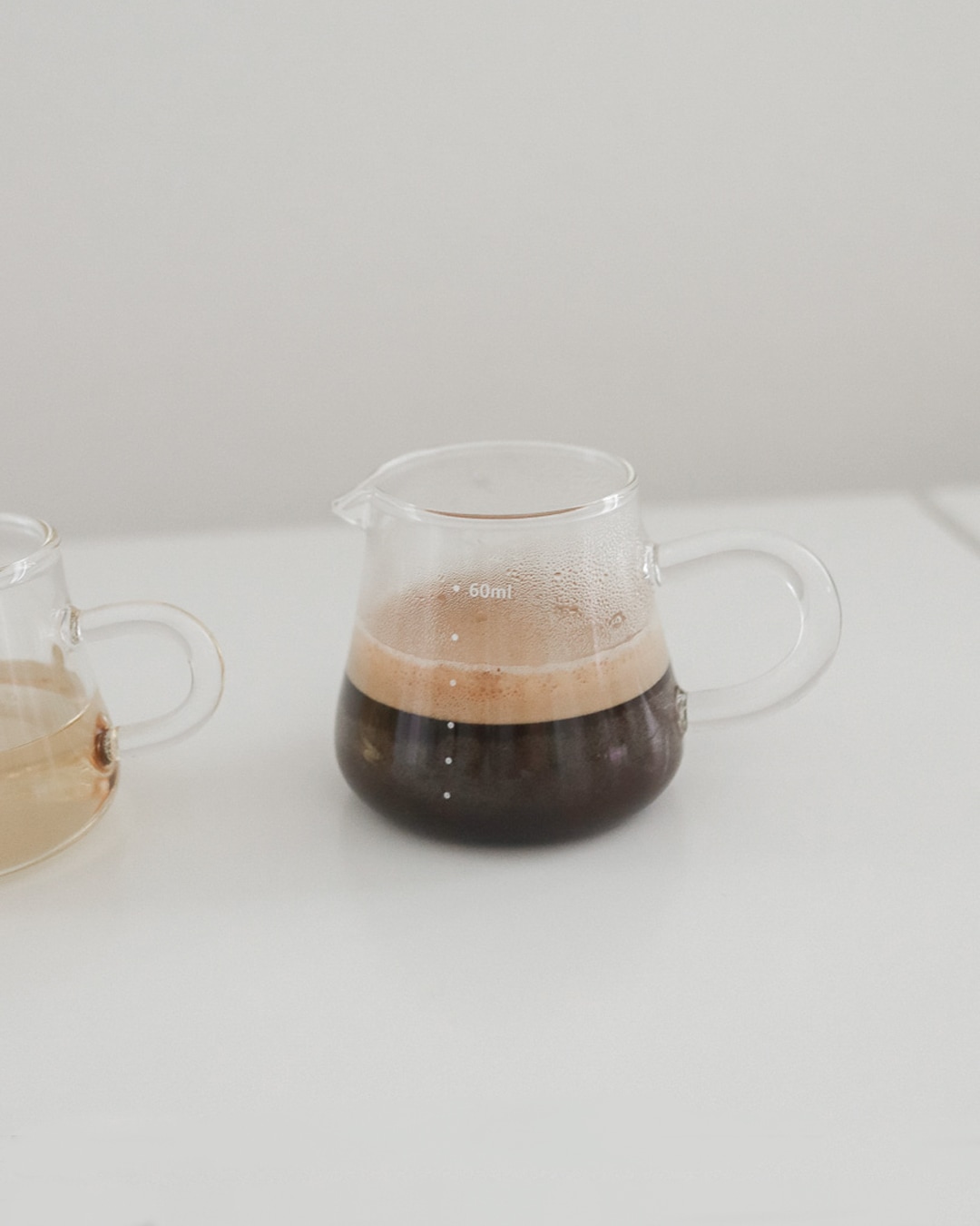 피카365 내열유리 미니 시럽잔 60ml 에스프레소 샷잔 시럽저그