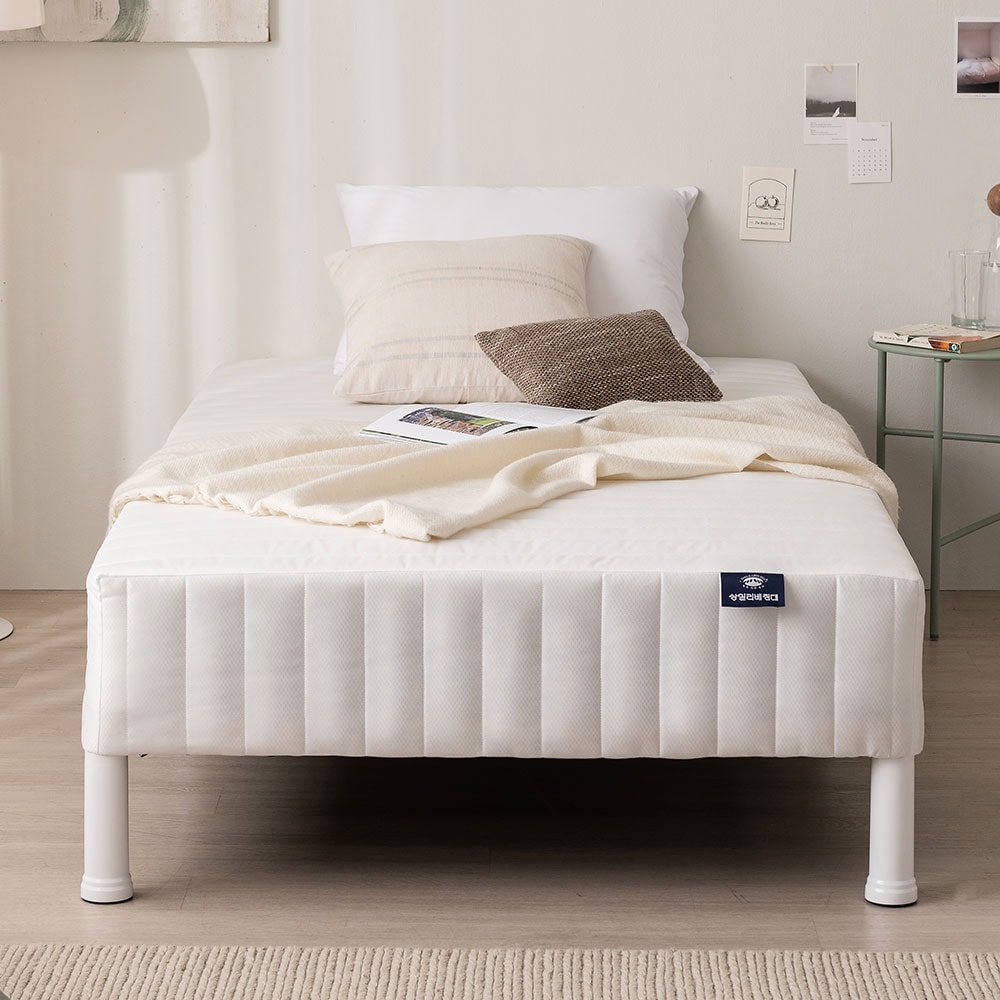 [신상품] 상일리베가구 루카 미니 1인용 본넬매트리스 일체형 침대 (싱글/슈퍼싱글)