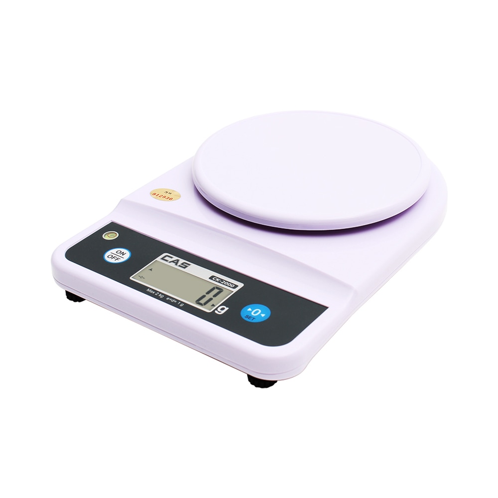 카스 디지털 주방 전자저울 CK-2000 (2kg/1g)