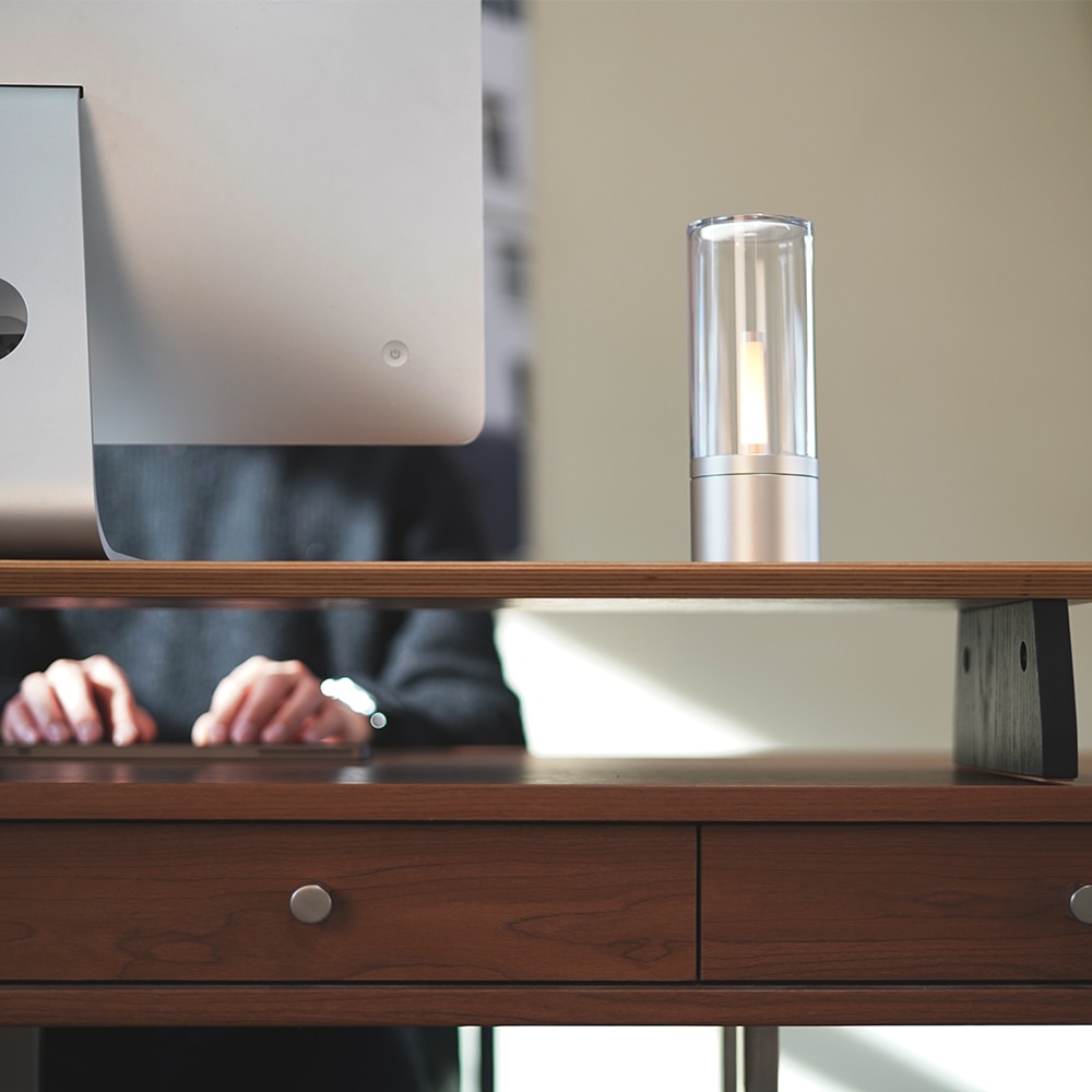 Ekeepment 원목 모니터 받침대 선반 