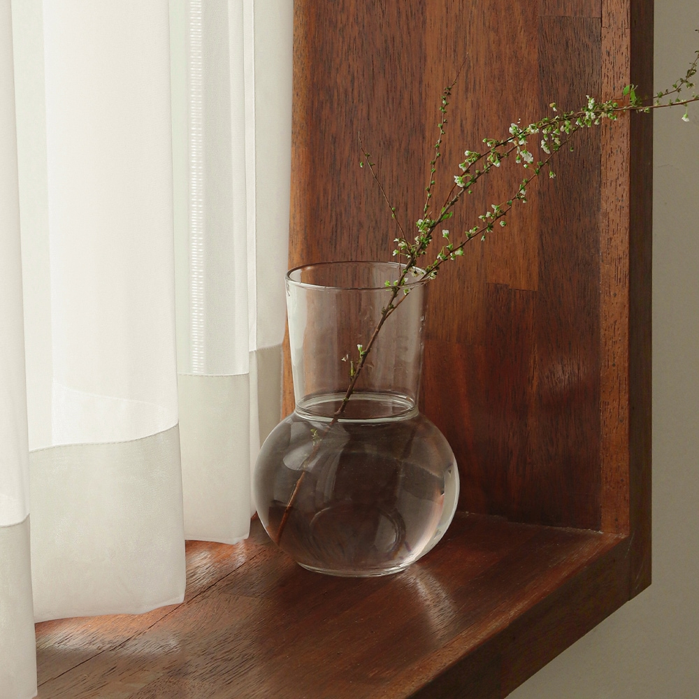 데이즈룸 블루밍 글라스 화병 2color 빈티지 오브제 꽃병 글로리 유리