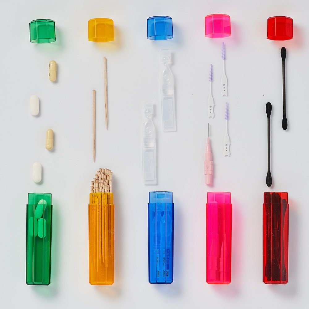 멜든 휴대용 이쑤시게 면봉 일회용 인공눈물 케이스 보관함 보관 통