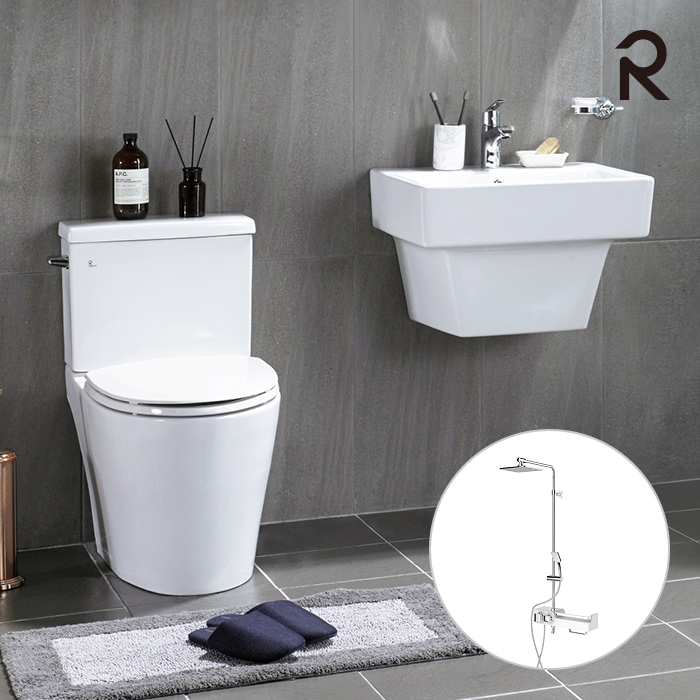 [신상품]로얄앤컴퍼니 욕실 퀵부분시공 세미M 시공+무료철거 / PTP139