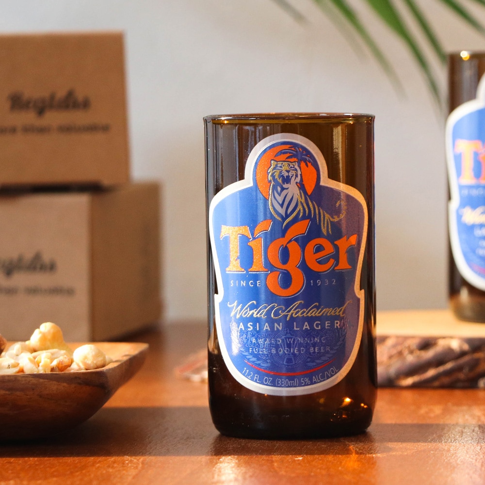 리글라스 타이거 맥주잔 세트 4P 맥주사냥 본능