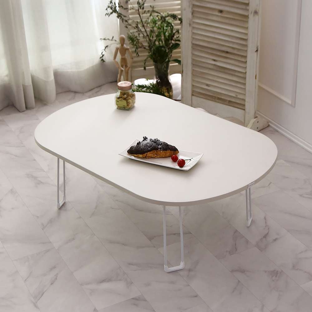 DF동서가구 까리노 LPM 접이식 타원형 좌식 거실 소파 테이블 5type