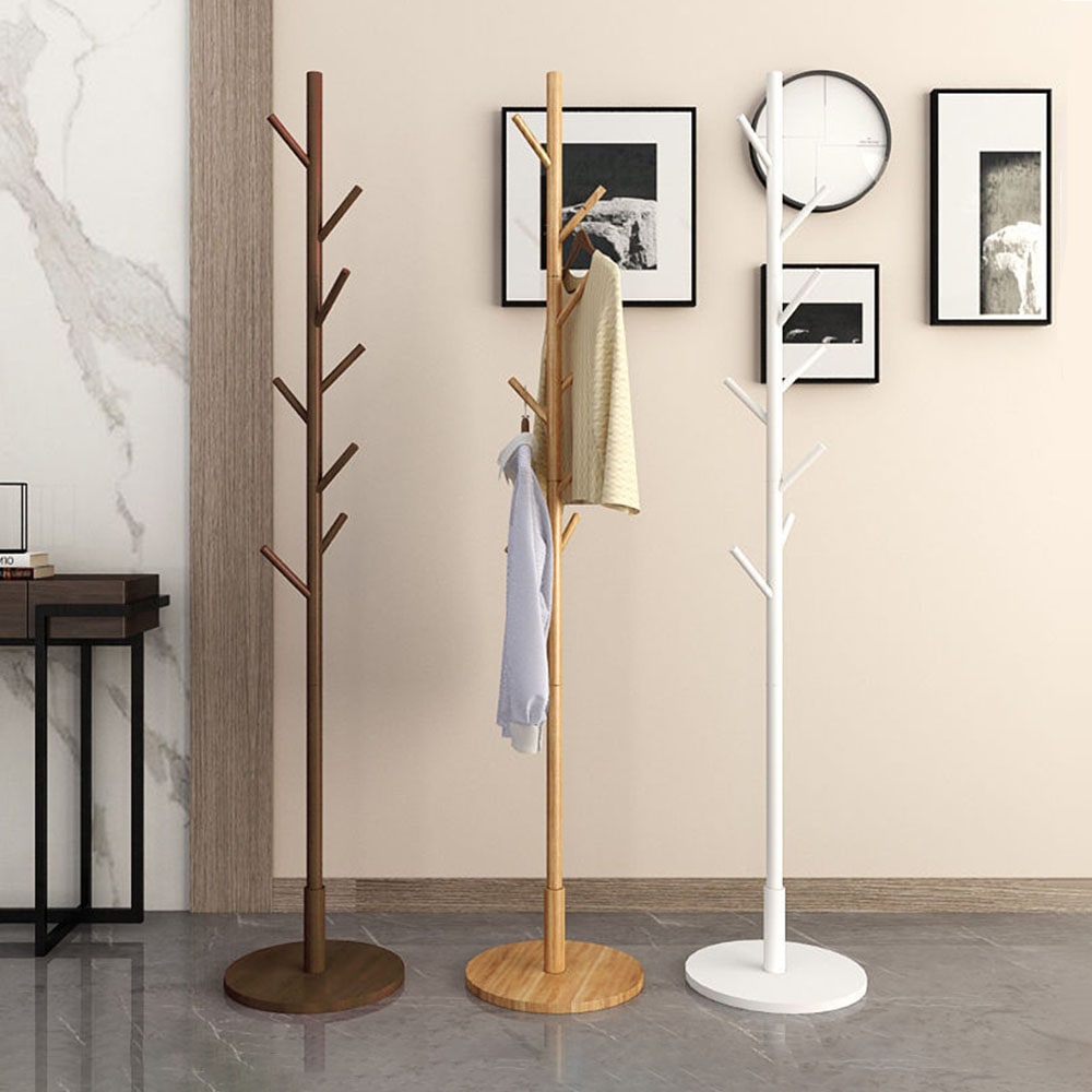 가구느낌 톰 스탠드 옷걸이 원목 스탠딩 튼튼한 우드 행거 