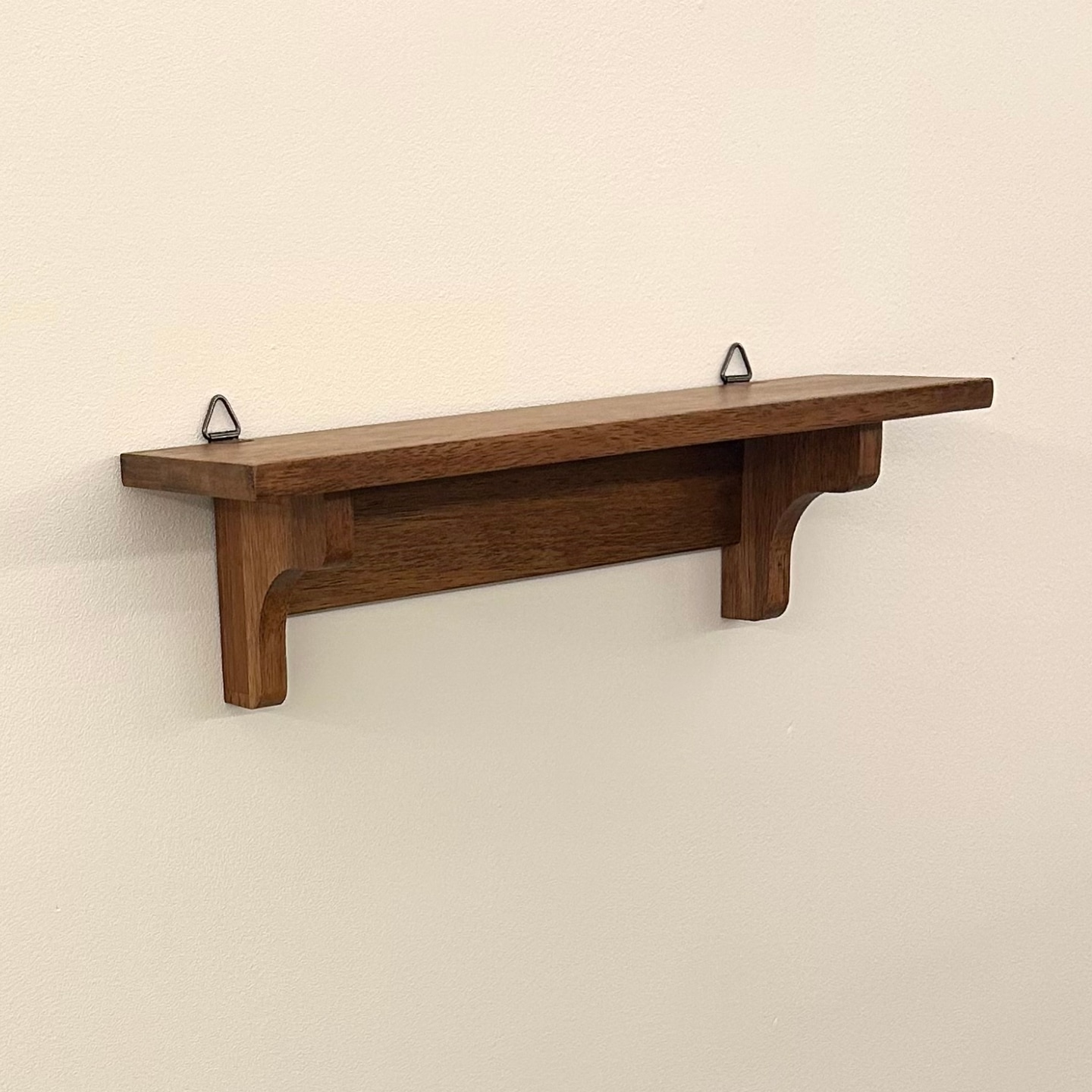 [신상품] 피피에프하우스 빈티지 꼭꼬핀 원목 벽선반 무타공 (꼭꼬핀/사진 포스터 증정) - 멀바우 나무 S [작은] [어두운 색상]