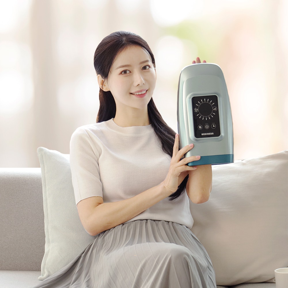 메디니스 무크 공기압 7단계 수지침 손 마사지기 MDM-3500