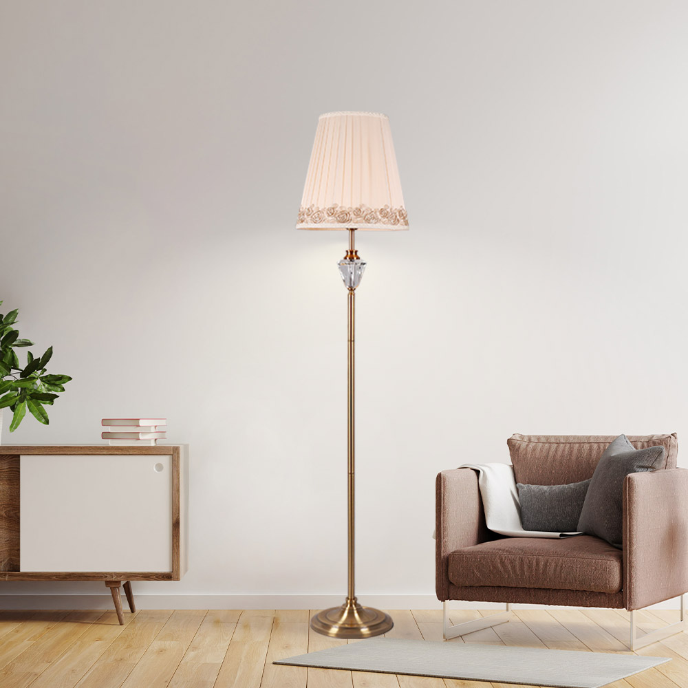 [오늘출발][신상품]삼성인테리어조명 자벳 장스탠드 엔틱 크리스탈포인트 거실 인테리어 무드등