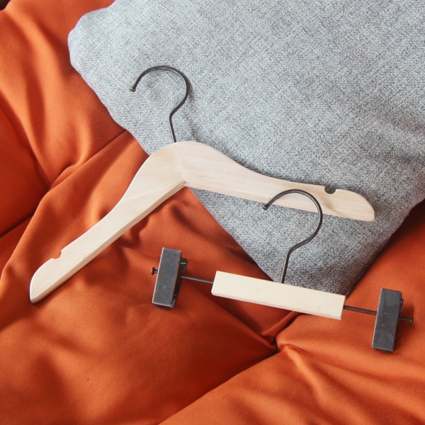 [신상품] 코코디피 20개묶음 베베 상의걸이 아동 고동고리 옷걸이 원목 우드 나무 아기 애기 유아 옷걸이 행거
