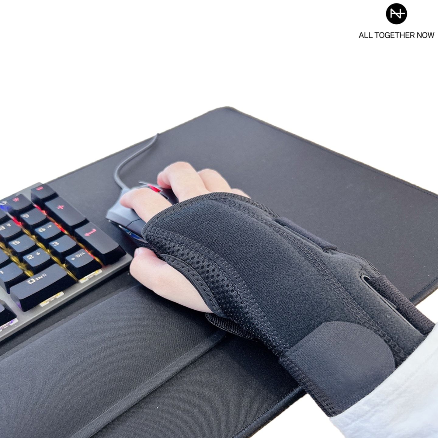 올투게더나우 물리치료사가 판매하는 고정 손목보호대 아대 블랙 2p