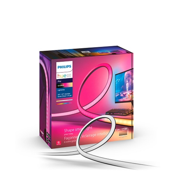 필립스 휴 HUE 플레이 PC 그라디언트스트립 24~27/ 32~34 모니터용 IOT조명 