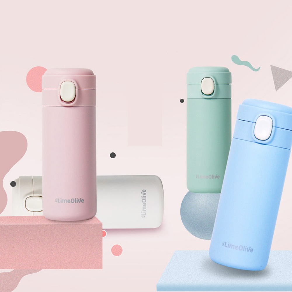 드보에 어린이 보온병 미니 보냉병 뮤티드 파스텔 보온보냉병 350ml 4color