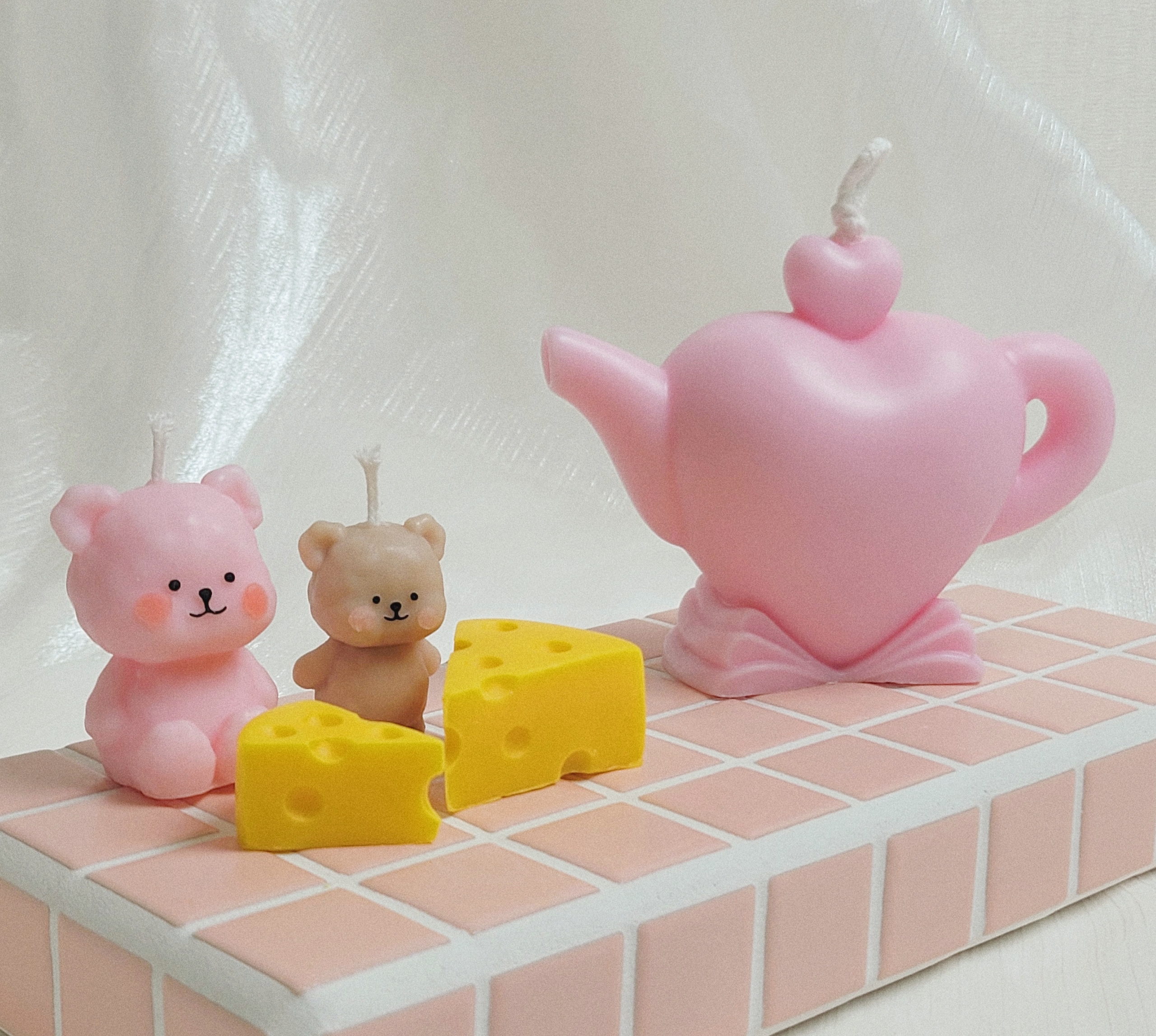 [신상품]은젤 무료선물포장 하트 램프 오브제 홈카페 캔들