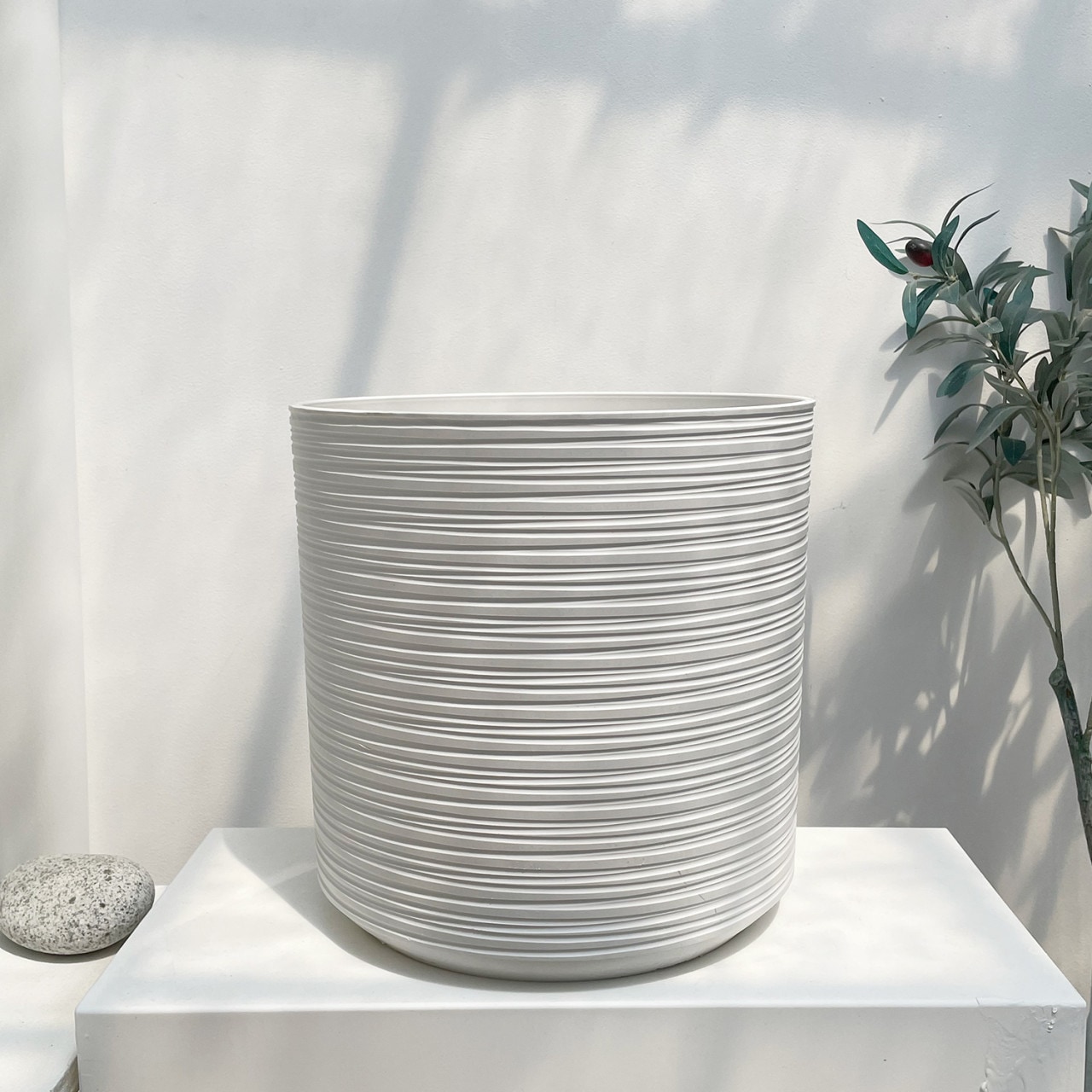 [오늘출발][신상품]밍이네가든 내추럴 무드 원형 플라스틱 화분