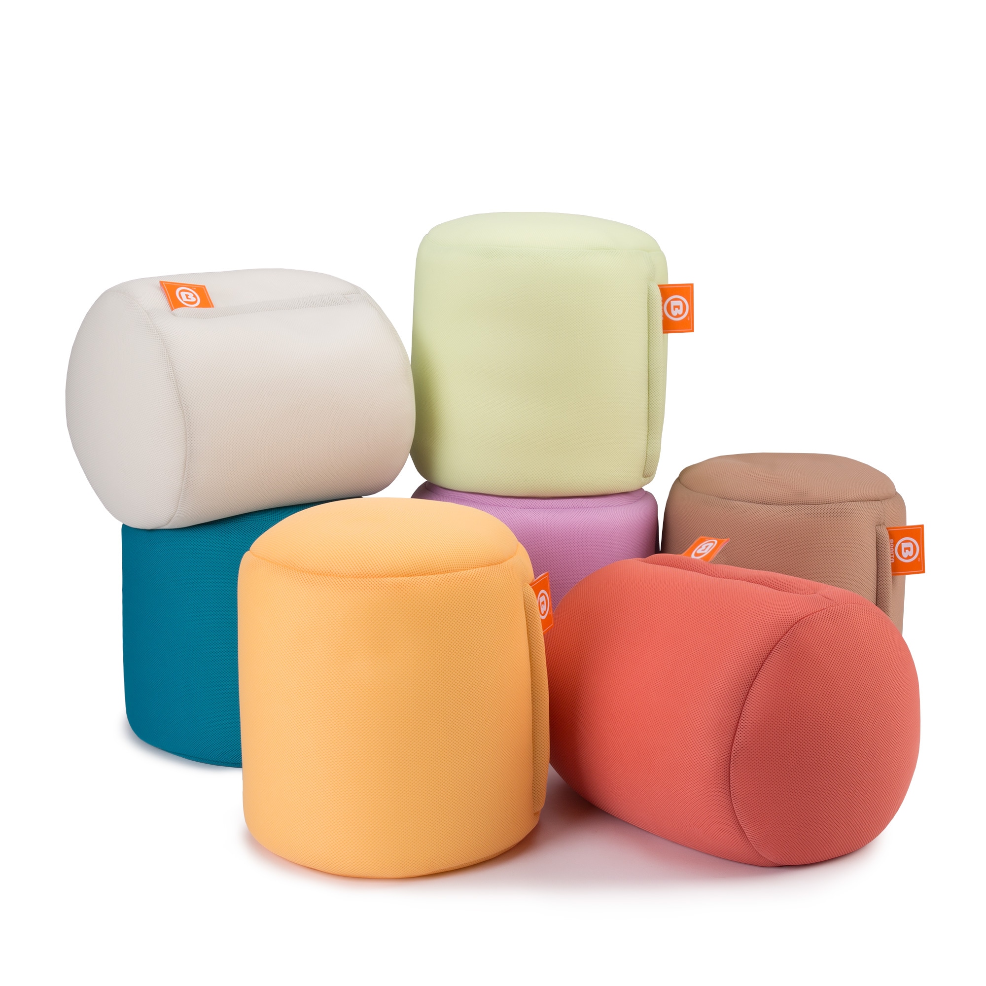 보니타빈백 에어매쉬 풋스툴 발쿠션 AT05 6colors 